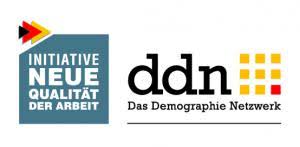 DDN Logo Logo des Demographie-Netzwerks. Initiative Neue Qualität der Arbeit