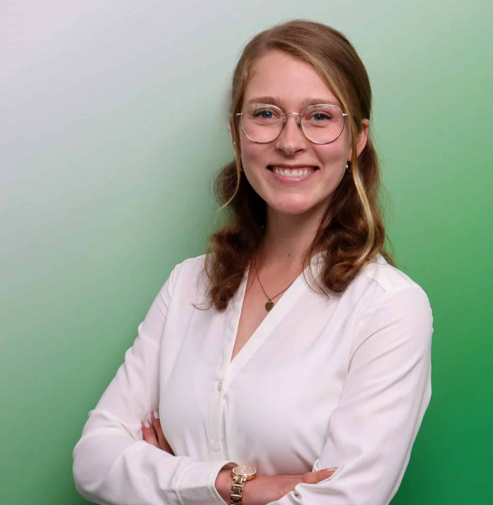 Anna-Lena Mundt Zu sehen ist unsere VisionGesund-Mitarbeiterin Anna-Lena Mundt