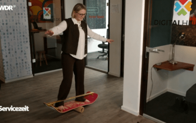 Weniger Sitzen am Arbeitsplatz: Warum wir Bewegung in unseren Arbeitsalltag bringen sollten – unser Beitrag beim WDR