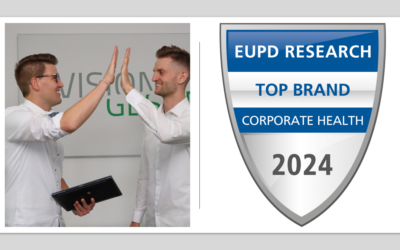 VisionGesund ist “Top Brand Corporate Health” 2024: Auszeichnung für Deutschlands beste BGM-Dienstleister
