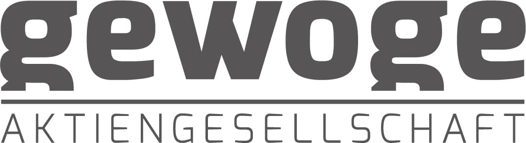 Zu sehen ist das Logo der gewoge AG.